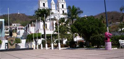 Cihuatlan cathedral, near the birthplace of Carlos santana
