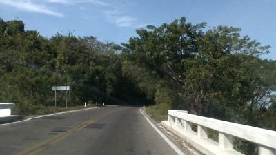 typical view going down highway 200