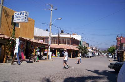 Melaque downtown street scene