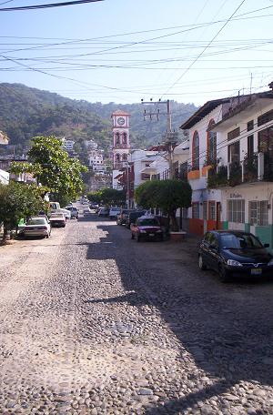 Puerto Vallarta Old Town street scene