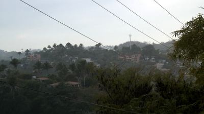 Steep hills characterize the Sayulita landscape