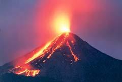 Colima Volcano of Fire Erupting